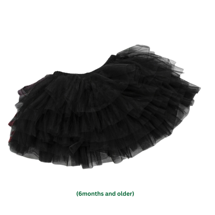 Black Mesh Tutu Skirt