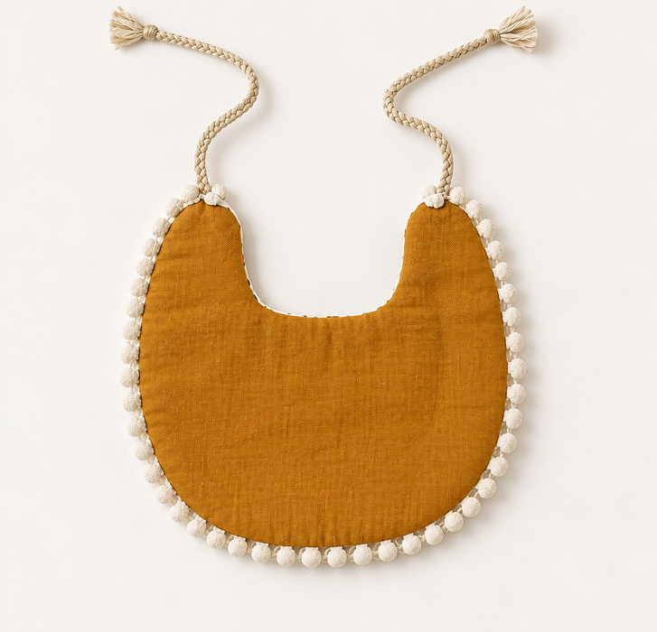 Mustard Yellow Double sided Bib