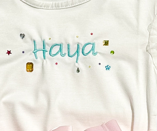 Bedazzled Ruffle Shirt (1-8years)