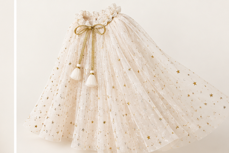Gold stars Cloak (free size)